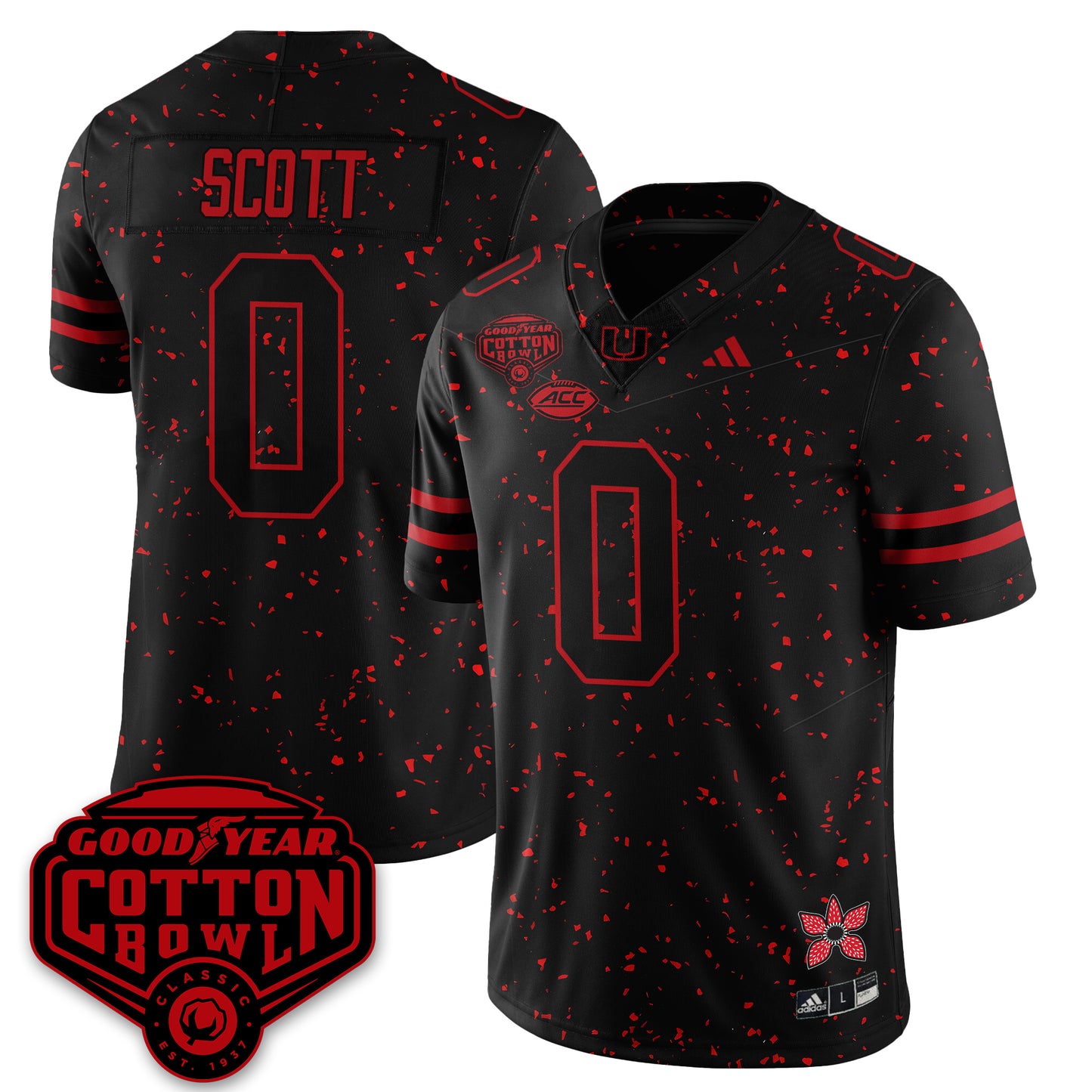 MIA "Stranger Things" Vapor Limited Football Jersey - All Stitched