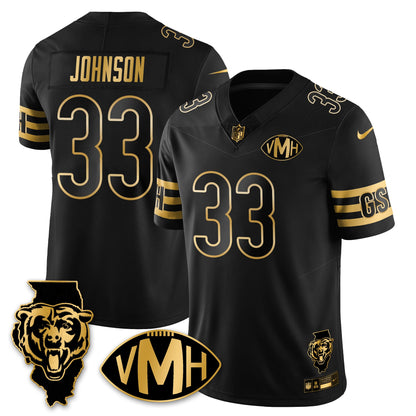 CHI Honor Virginia Halas McCaskey Vapor Limited Jersey - All Stitched
