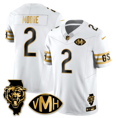 CHI Honor Virginia Halas McCaskey Vapor Limited Jersey - All Stitched