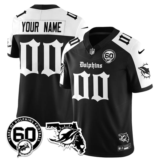 MIA 60th Season Gothic Vapor Limited Custom Jersey - Stitched
