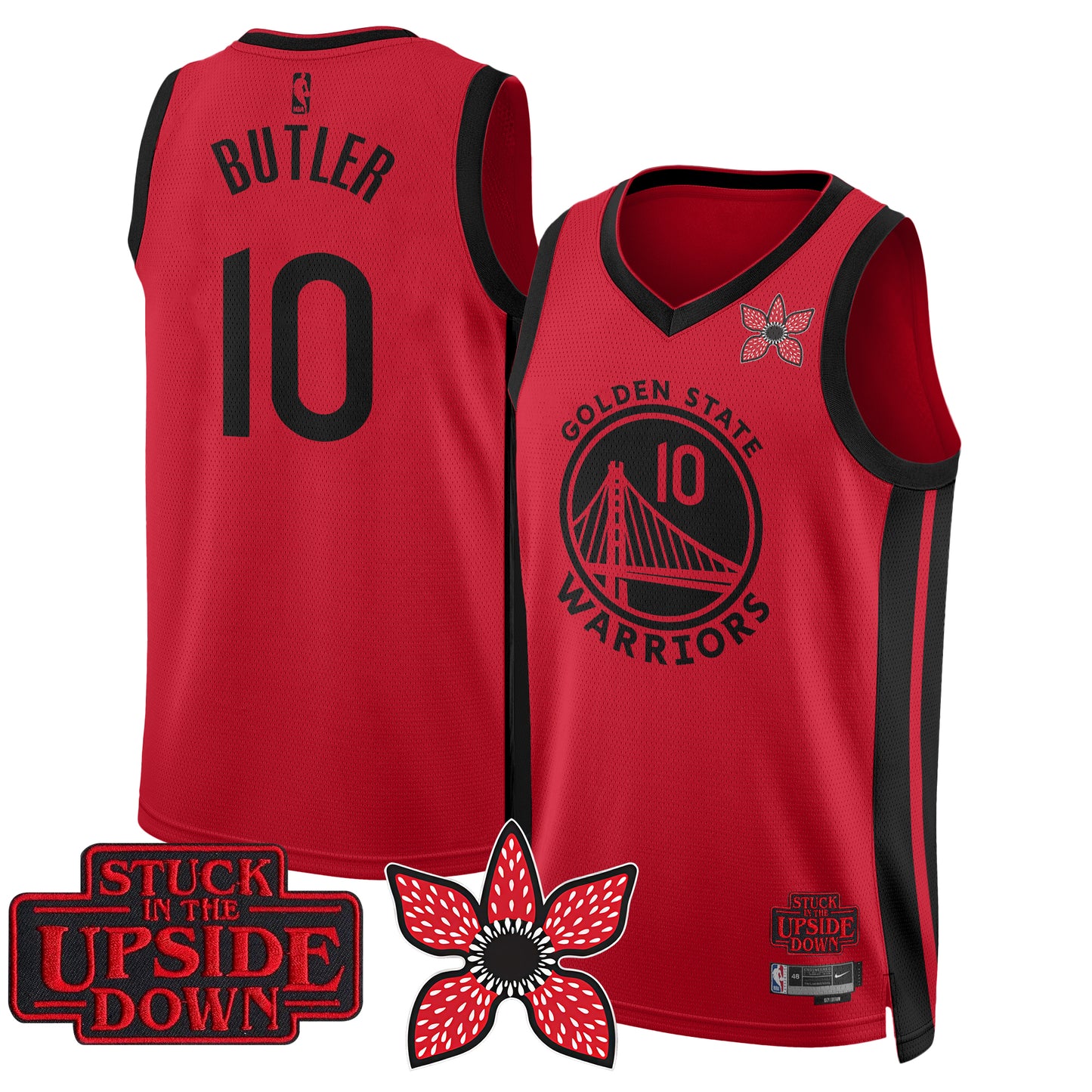 GSW 'Stranger Things Edition' Swingman Jersey - All Stitched