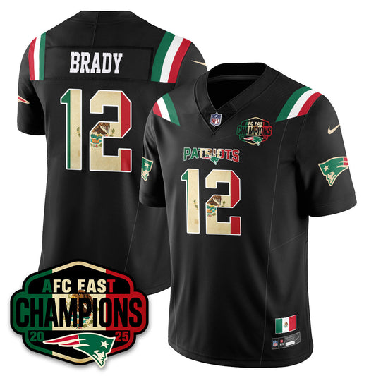 NE Mexico AFC East Division Champions Vapor Limited Jersey - All Stitched