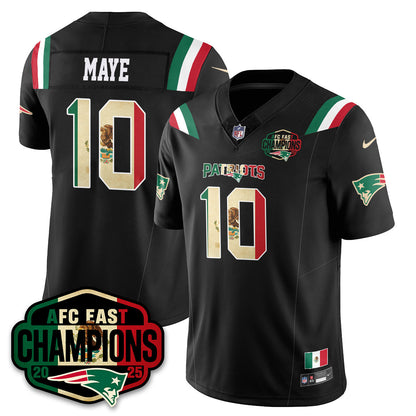 NE Mexico AFC East Division Champions Vapor Limited Jersey - All Stitched