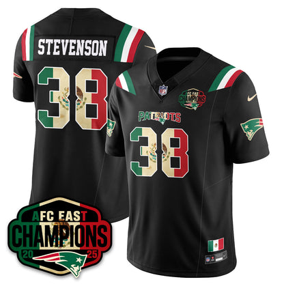 NE Mexico AFC East Division Champions Vapor Limited Jersey - All Stitched