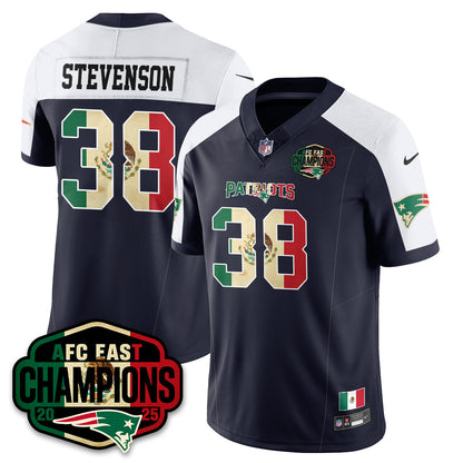 NE Mexico AFC East Division Champions Vapor Limited Jersey - All Stitched