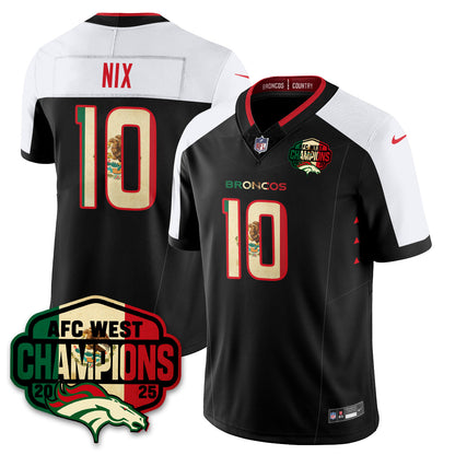 DEN Mexico AFC West Division Champions Vapor Limited Jersey - All Stitched