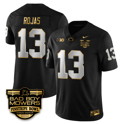 PSU Football Pinstripe Bowl Gold Jersey - All Stitched