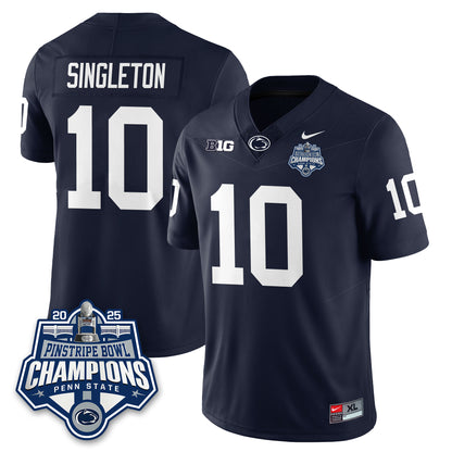 PSU Football 2025 Pinstripe Bowl Champions Jersey - All Stitched