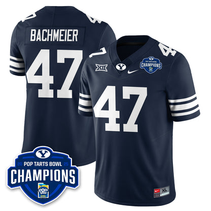 BYU Cougars Football 2025 Pop-Tarts Bowl Champions Jersey - All Stitched