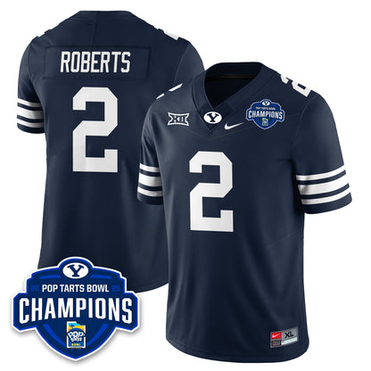 BYU Cougars Football 2025 Pop-Tarts Bowl Champions Jersey - All Stitched