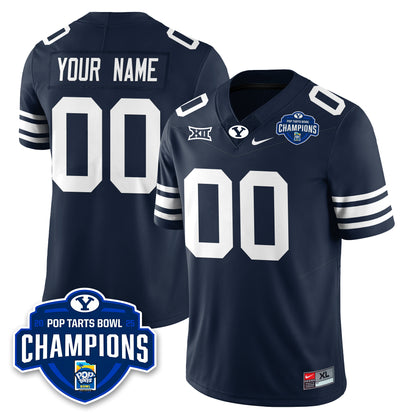 BYU Cougars Football 2025 Pop-Tarts Bowl Champions Custom Jersey - All Stitched