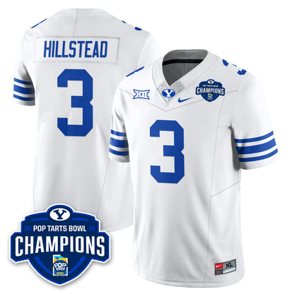 BYU Cougars Football 2025 Pop-Tarts Bowl Champions Jersey - All Stitched