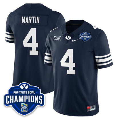 BYU Cougars Football 2025 Pop-Tarts Bowl Champions Jersey - All Stitched