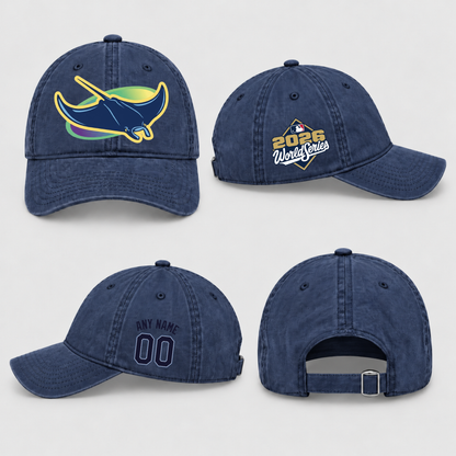TBR American League Champions Personalized Wash Hat - Printed V2