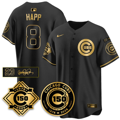 CHC Vapor Limited Gold Jersey - 150th Anniversary & Ryno Tribute Patch - All Stitched