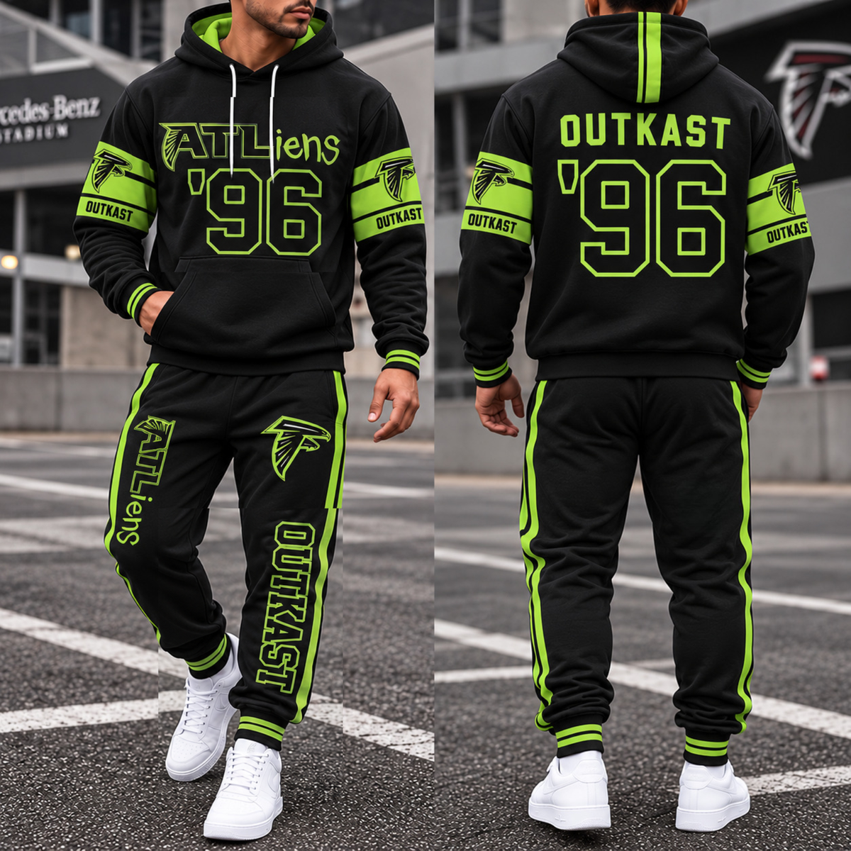 ATL 30th Anniversary ATLiens  Hoodie Pants Set - Printed