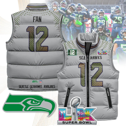 SEA NFC Champions Patch Unisex Puffer Vest