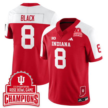Indiana Hoosiers Vapor Limited Football Jersey V2 - Rose Bowl Champions - All Stitched