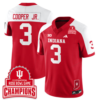 Indiana Hoosiers Vapor Limited Football Jersey V2 - Rose Bowl Champions - All Stitched