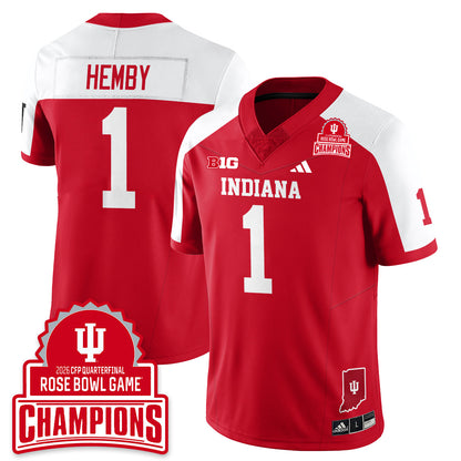 Indiana Hoosiers Vapor Limited Football Jersey V2 - Rose Bowl Champions - All Stitched