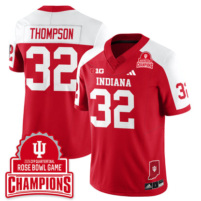 Indiana Hoosiers Vapor Limited Football Jersey V2 - Rose Bowl Champions - All Stitched