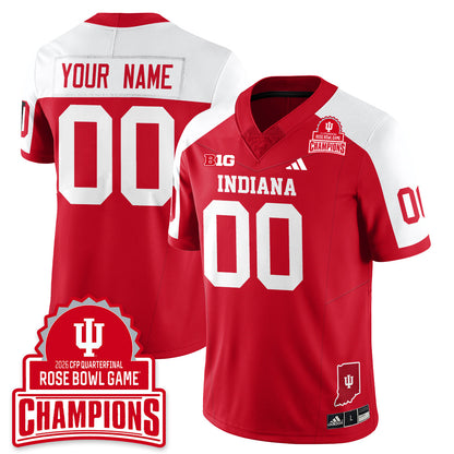Indiana Hoosiers Vapor Limited Football Jersey V2 - Rose Bowl Champions - All Stitched