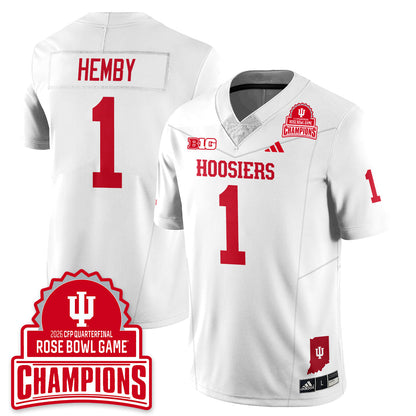 Indiana Hoosiers Vapor Limited Football Jersey V2 - Rose Bowl Champions - All Stitched