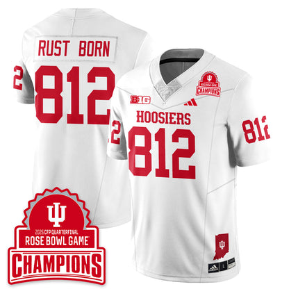 Indiana Hoosiers Vapor Limited Football Jersey V2 - Rose Bowl Champions - All Stitched
