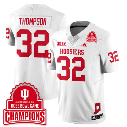 Indiana Hoosiers Vapor Limited Football Jersey V2 - Rose Bowl Champions - All Stitched
