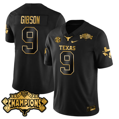 TEX Football Vapor Limited Gold Jersey - Citrus Bowl Champions - All Stitched