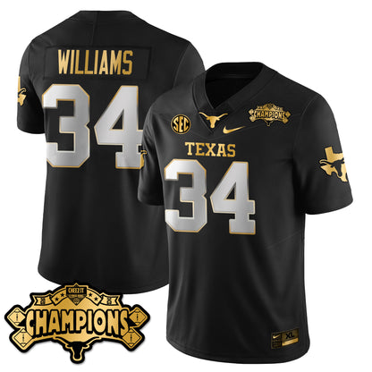 TEX Football Vapor Limited Gold Jersey - Citrus Bowl Champions - All Stitched