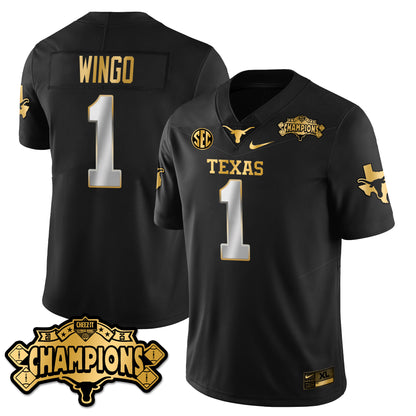 TEX Football Vapor Limited Gold Jersey - Citrus Bowl Champions - All Stitched