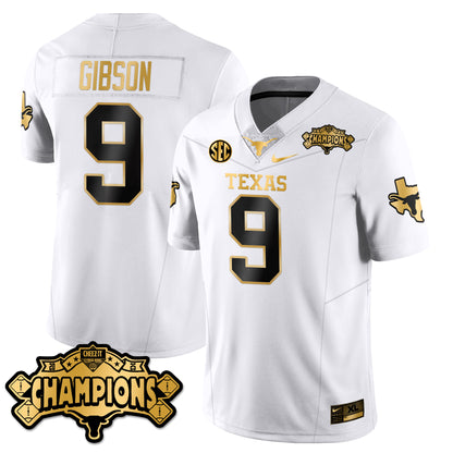 TEX Football Vapor Limited Gold Jersey - Citrus Bowl Champions - All Stitched