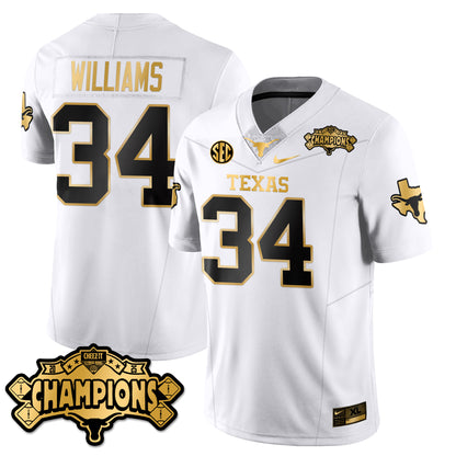 TEX Football Vapor Limited Gold Jersey - Citrus Bowl Champions - All Stitched