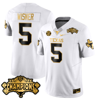 TEX Football Vapor Limited Gold Jersey - Citrus Bowl Champions - All Stitched