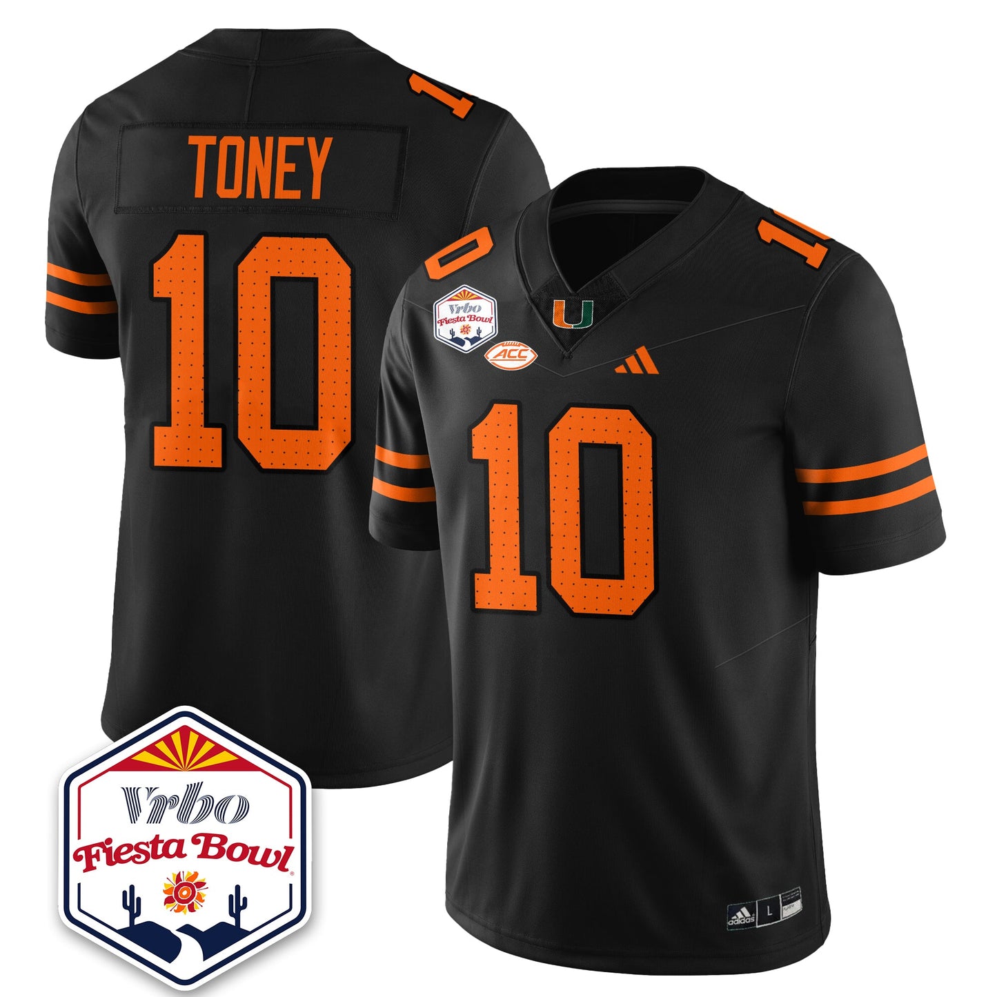 MIA Football Vapor Limited Jersey - Vrbo Fiesta Bowl - All Stitched