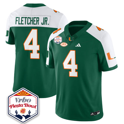 MIA Football Vapor Limited Jersey - Vrbo Fiesta Bowl - All Stitched