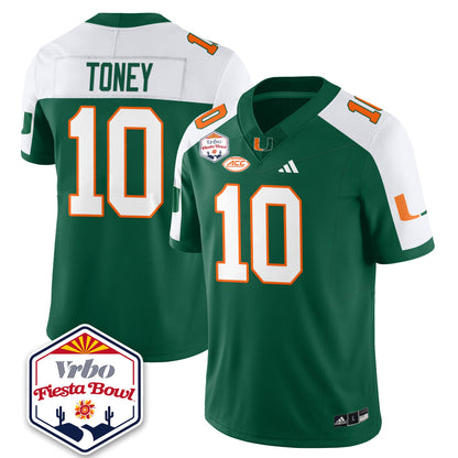 MIA Football Vapor Limited Jersey - Vrbo Fiesta Bowl - All Stitched