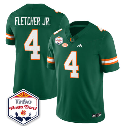 MIA Football Vapor Limited Jersey - Vrbo Fiesta Bowl - All Stitched