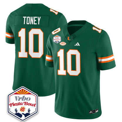 MIA Football Vapor Limited Jersey - Vrbo Fiesta Bowl - All Stitched