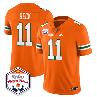 MIA Football Vapor Limited Jersey - Vrbo Fiesta Bowl - All Stitched