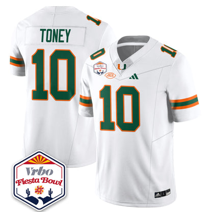 MIA Football Vapor Limited Jersey - Vrbo Fiesta Bowl - All Stitched
