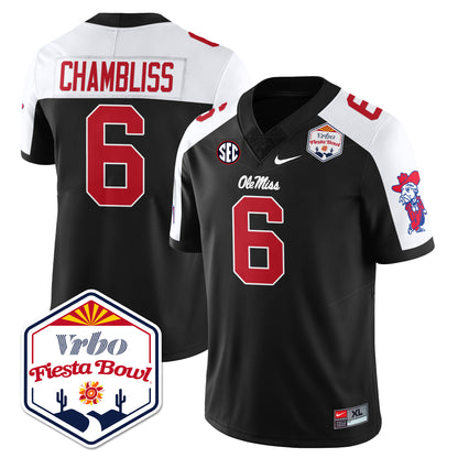 Ole Miss Football Vapor Limited Jersey - Vrbo Fiesta Bowl - All Stitched