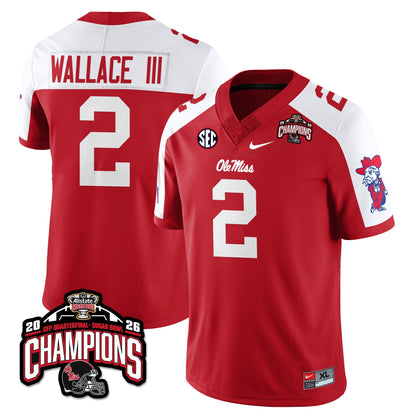 Ole Miss Football Vapor Limited Jersey - Allstate Sugar Bowl Champions - All Stitched