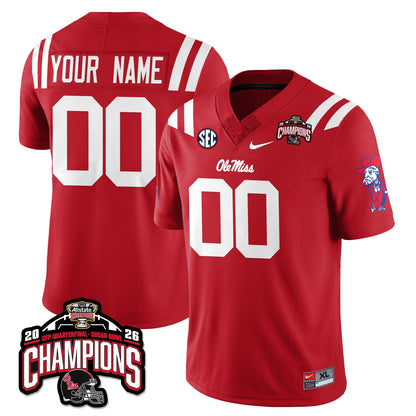 Ole Miss Football Vapor Limited Jersey - Allstate Sugar Bowl Champions - All Stitched
