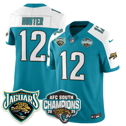 JAX AFC South Division Champions Vapor Limited Throwback Jersey - All Stitched