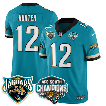 JAX AFC South Division Champions Vapor Limited Throwback Jersey - All Stitched