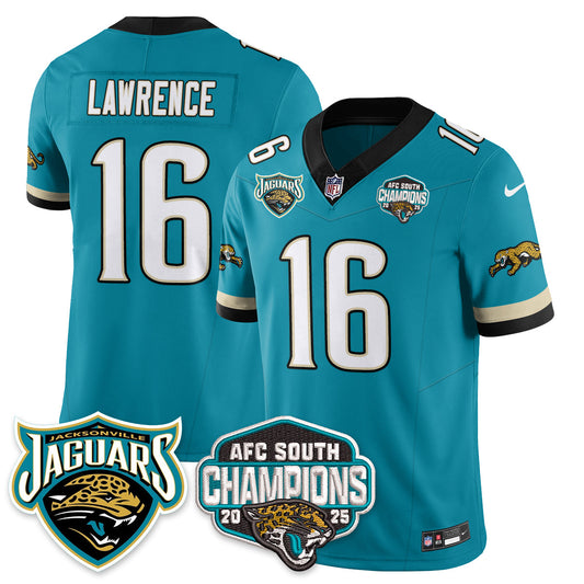 JAX AFC South Division Champions Vapor Limited Throwback Jersey - All Stitched