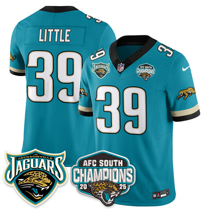 JAX AFC South Division Champions Vapor Limited Throwback Jersey - All Stitched