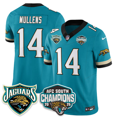 JAX AFC South Division Champions Vapor Limited Throwback Jersey - All Stitched